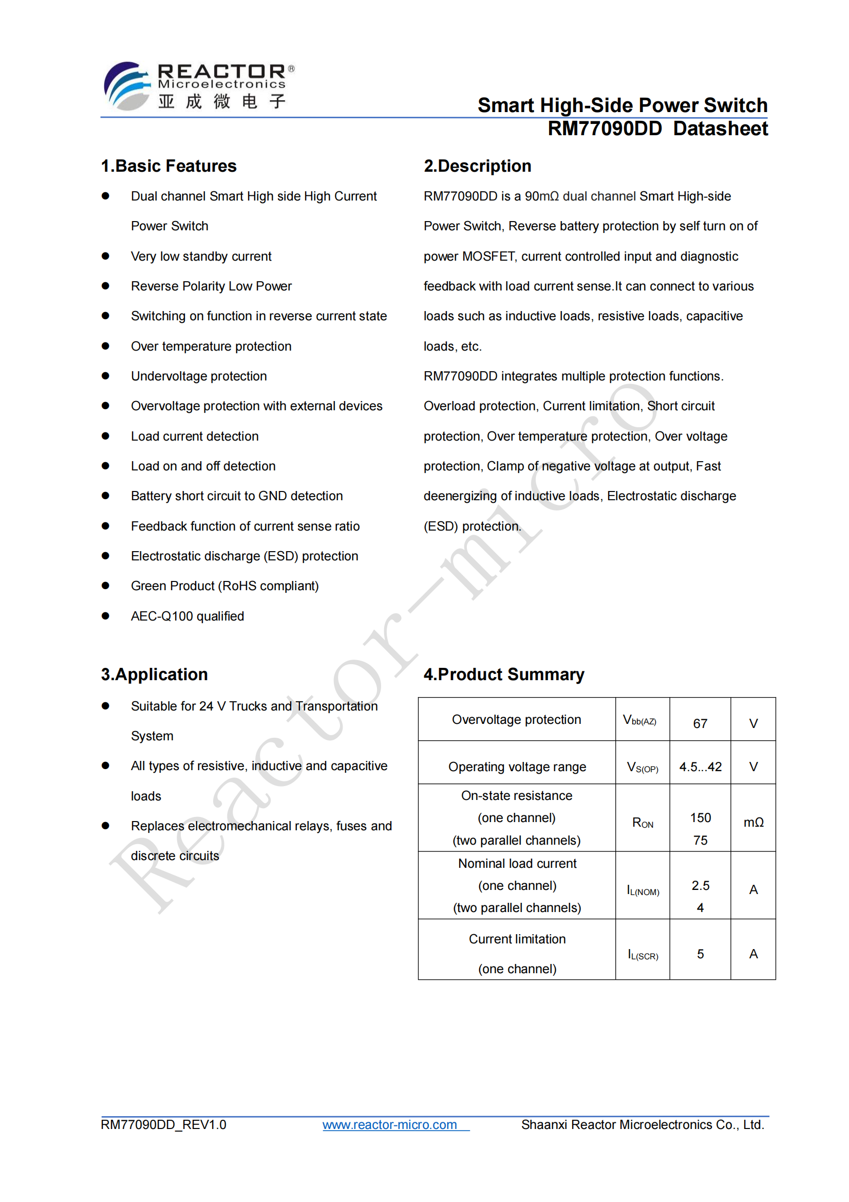 RM77090DD Datasheet_V1